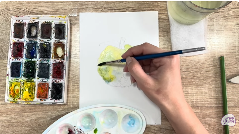 Рисуем Сахарное яблоко