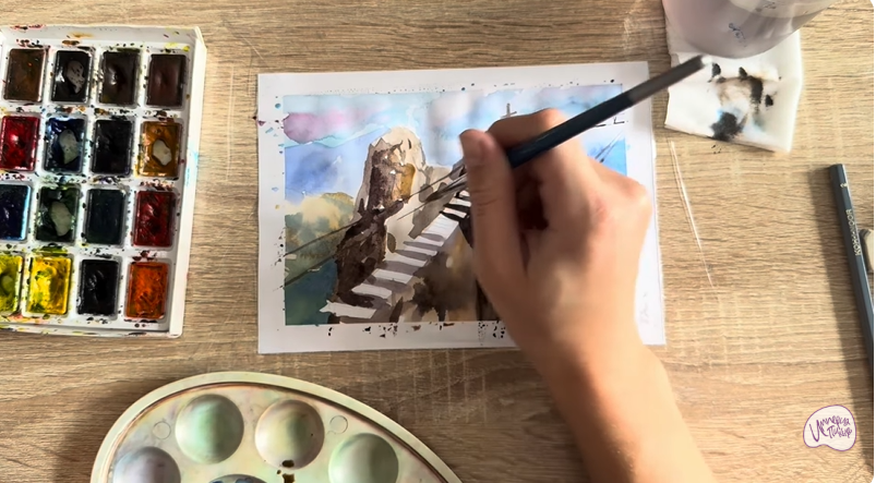 Рисуем Гора Ай-Петри