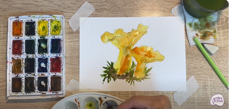 Рисуем Лисички