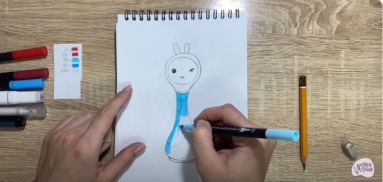 Рисуем Игрушка "Умный зайка"