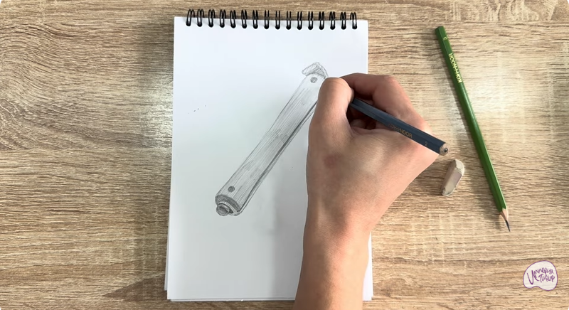 Рисуем Коклюшки для завивки