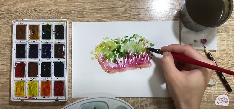 Рисуем Микрозелень