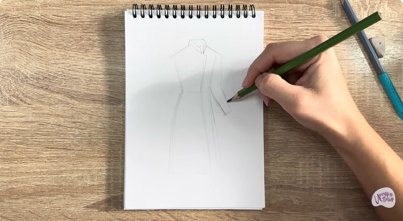 Рисуем Кафтан