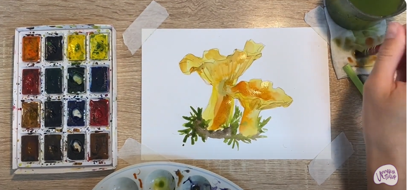 Рисуем Лисички