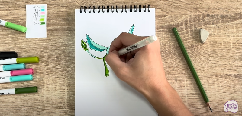 Рисуем Печалька из "Сказочный Патруль"