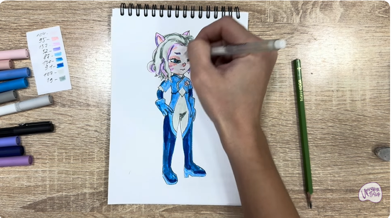 Рисуем Глэйсер из "Джи-Джи Бонд"