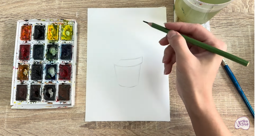 Рисуем Традесканция