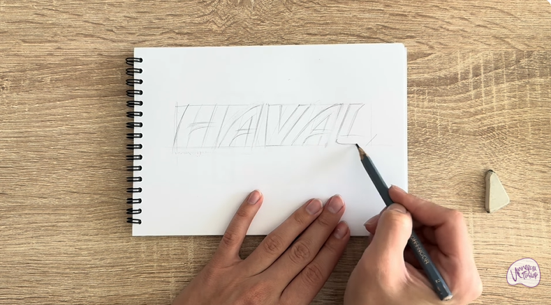 Рисуем Лого HAVAL