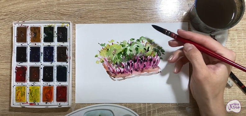 Рисуем Микрозелень