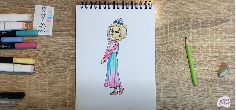 Рисуем Алёнка из "Царевны"