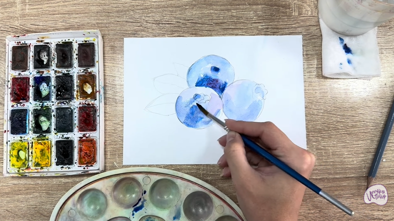 Рисуем Голубика