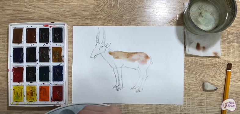 Рисуем Сайгак