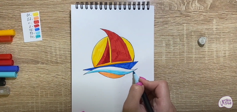 Рисуем Алые паруса