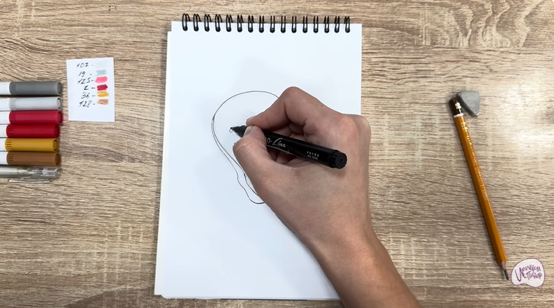 Рисуем Имбирный пряник