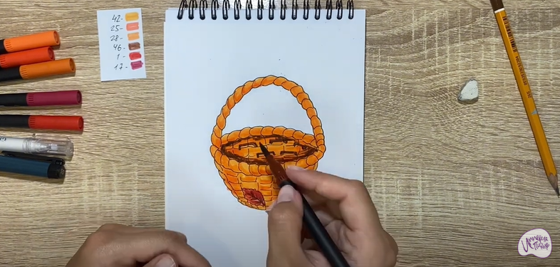 Рисуем Корзинка