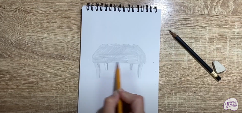 Рисуем Банкетка