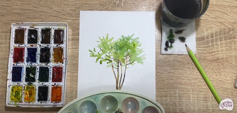 Рисуем Айлант