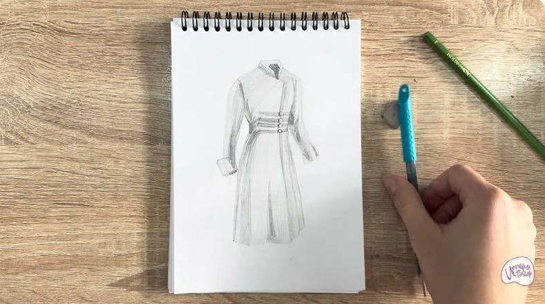 Рисуем Кафтан
