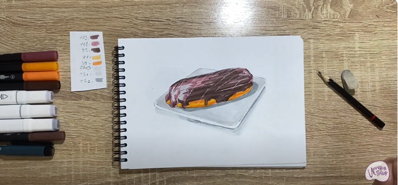 Рисуем Эклер