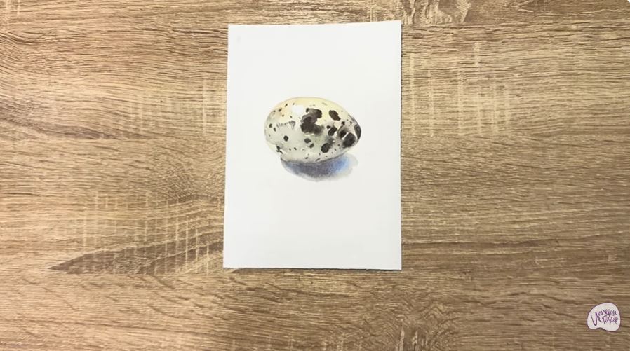 Рисуем Перепелиное яйцо
