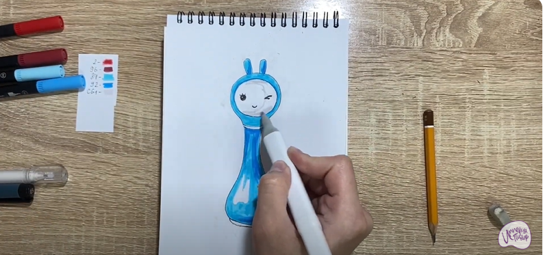 Рисуем Игрушка "Умный зайка"