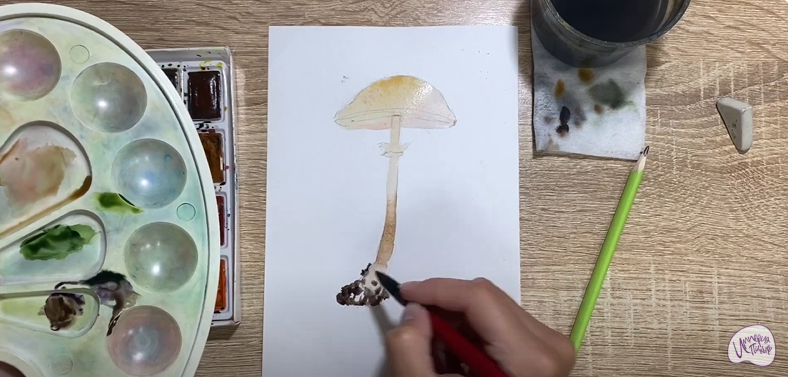 Рисуем Лепиота