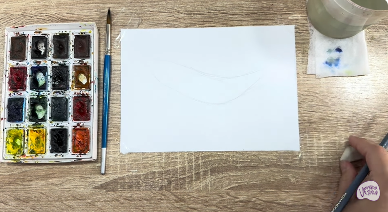 Рисуем Селёдка