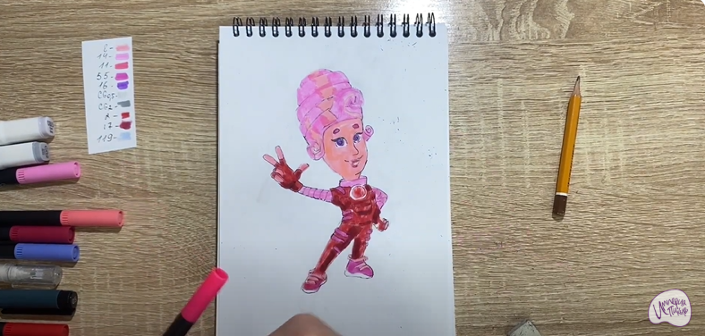 Рисуем Мася из "Фиксиков"