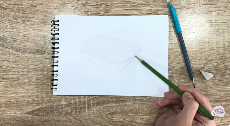 Рисуем Форма для запекания