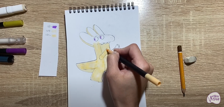 Рисуем Булкозавр из "Ум и Хрум"