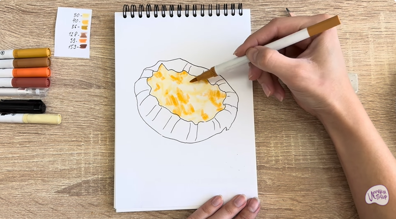 Рисуем Карельская калитка