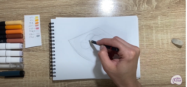 Рисуем Сырные шарики