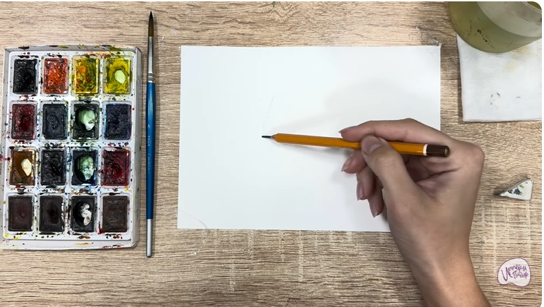 Рисуем Краснозобая казарка