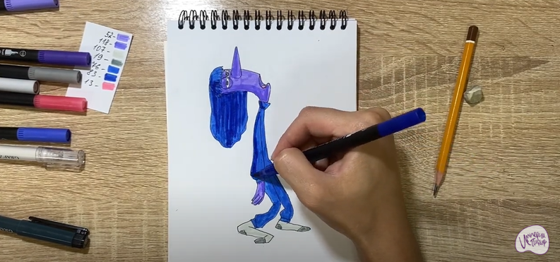 Рисуем Хандра из "Головоломки 2"