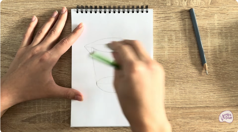 Рисуем Мерный стакан