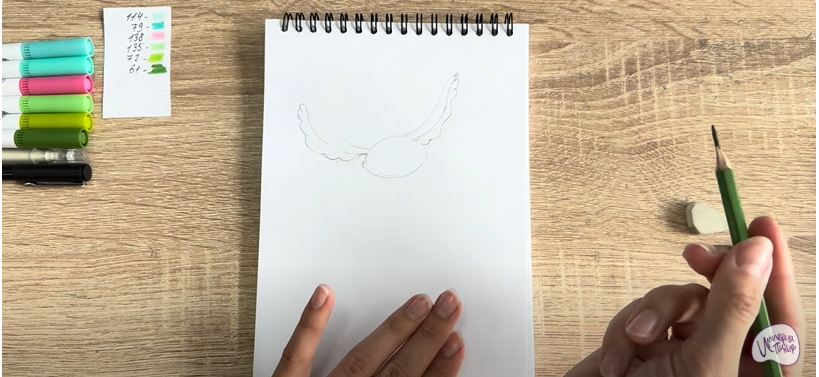 Рисуем Печалька из "Сказочный Патруль"