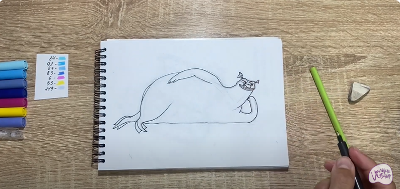 Рисуем Водяной из "Кощей. Начало"
