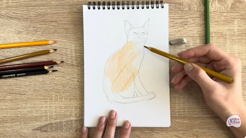 Рисуем Кошка Тойгер