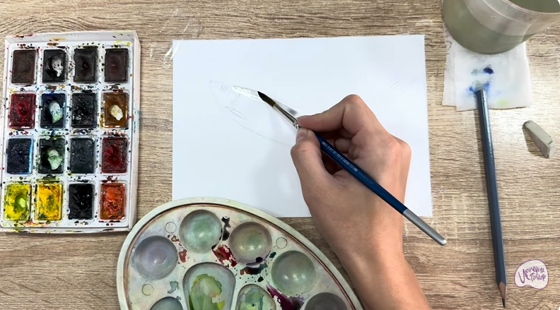 Рисуем Селёдка