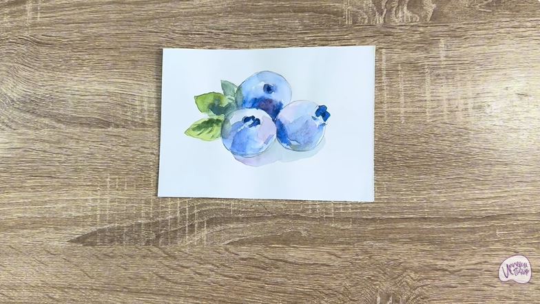 Рисуем Голубика Рисуем Голубика