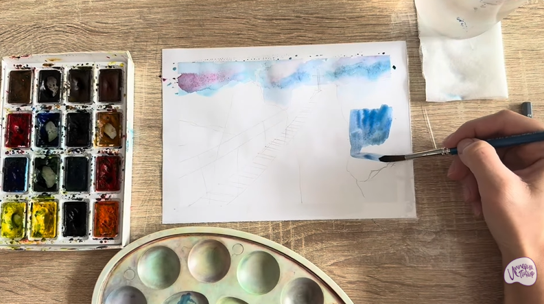 Рисуем Гора Ай-Петри