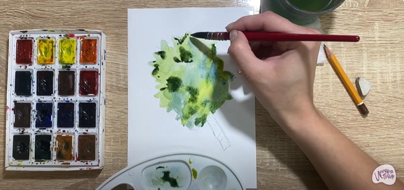 Рисуем Веник банный