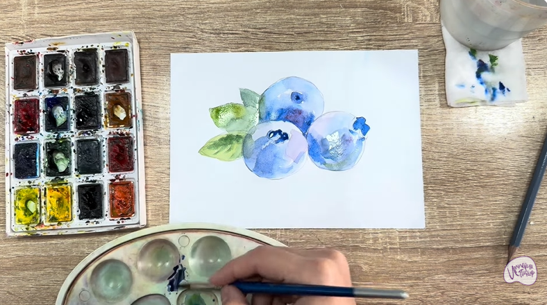 Рисуем Голубика