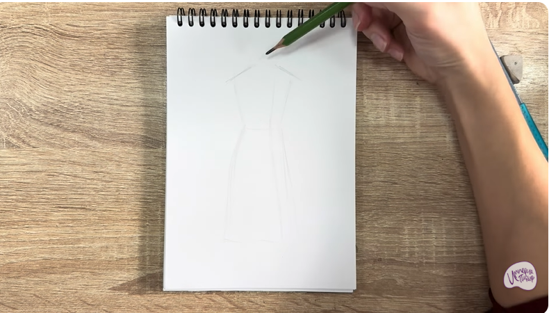 Рисуем Кафтан