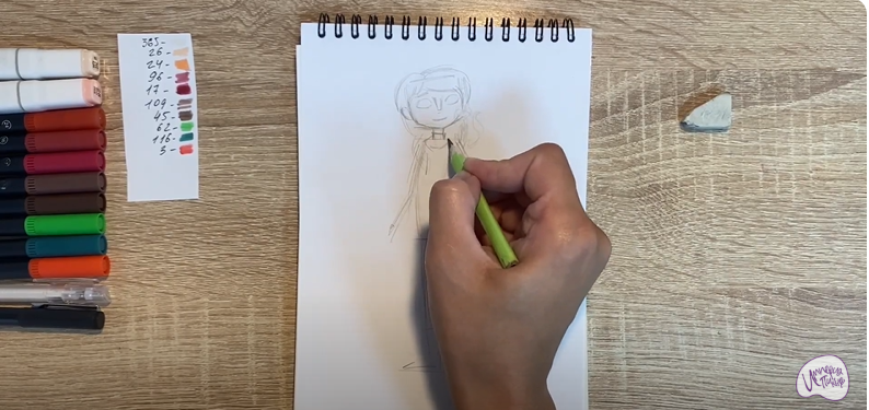 Рисуем Марфуша из "Царевны"