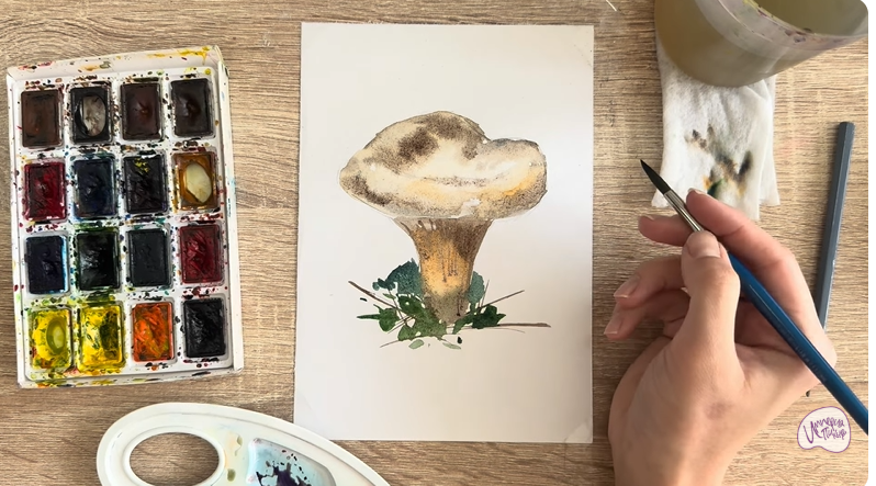 Рисуем Свинушка тонкая