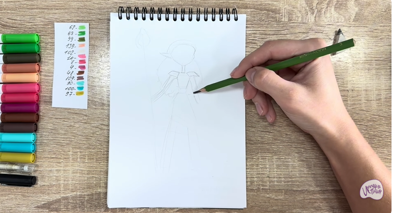 Рисуем Дриада из "Сказочный Патруль"