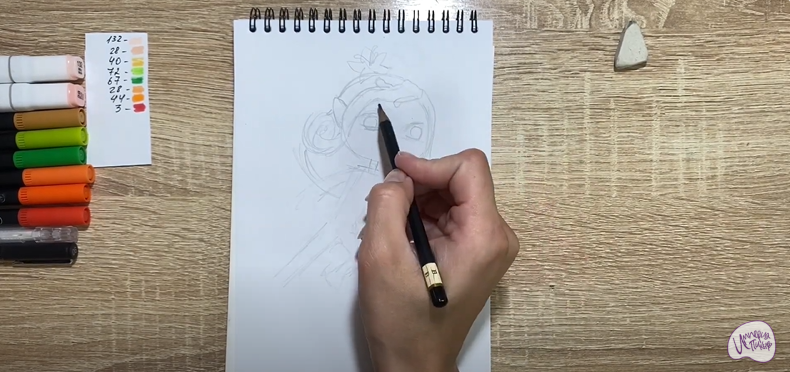 Рисуем Лия из "Команда Флоры"