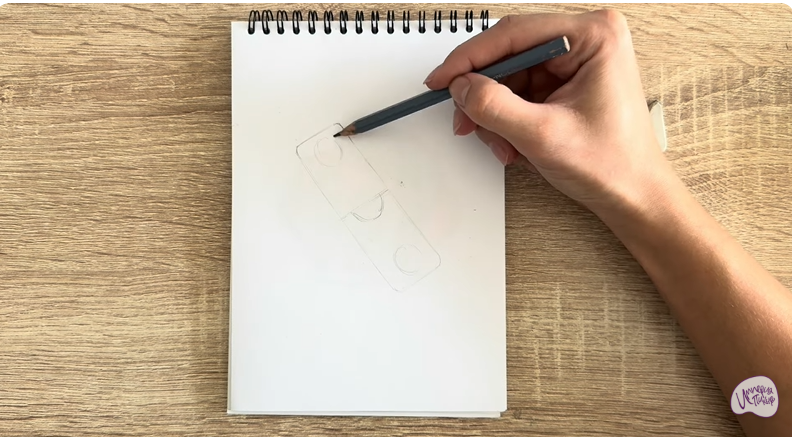 Рисуем Закладка для книг 