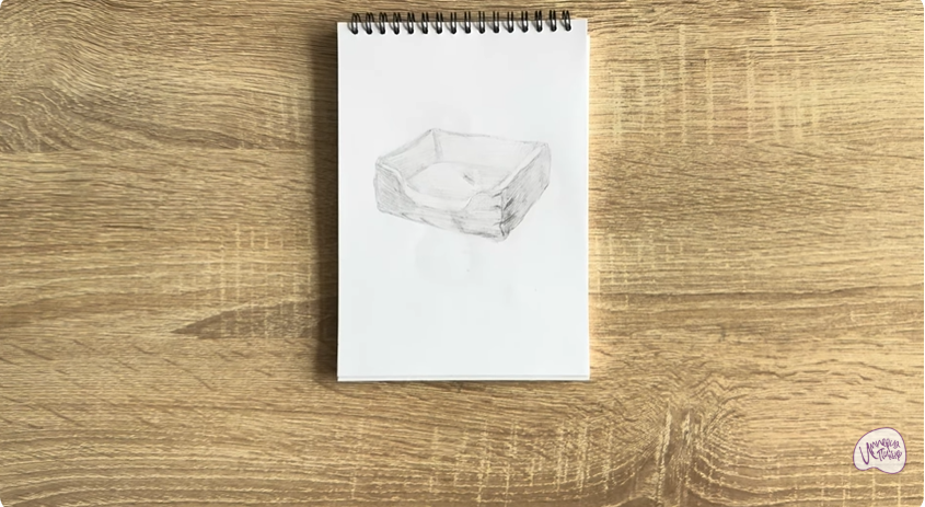 Рисуем Лежанка для кошки